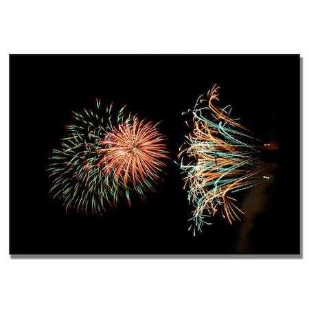 Kurt Shaffer 'Abstract Fireworks 31' Canvas Art,16x24